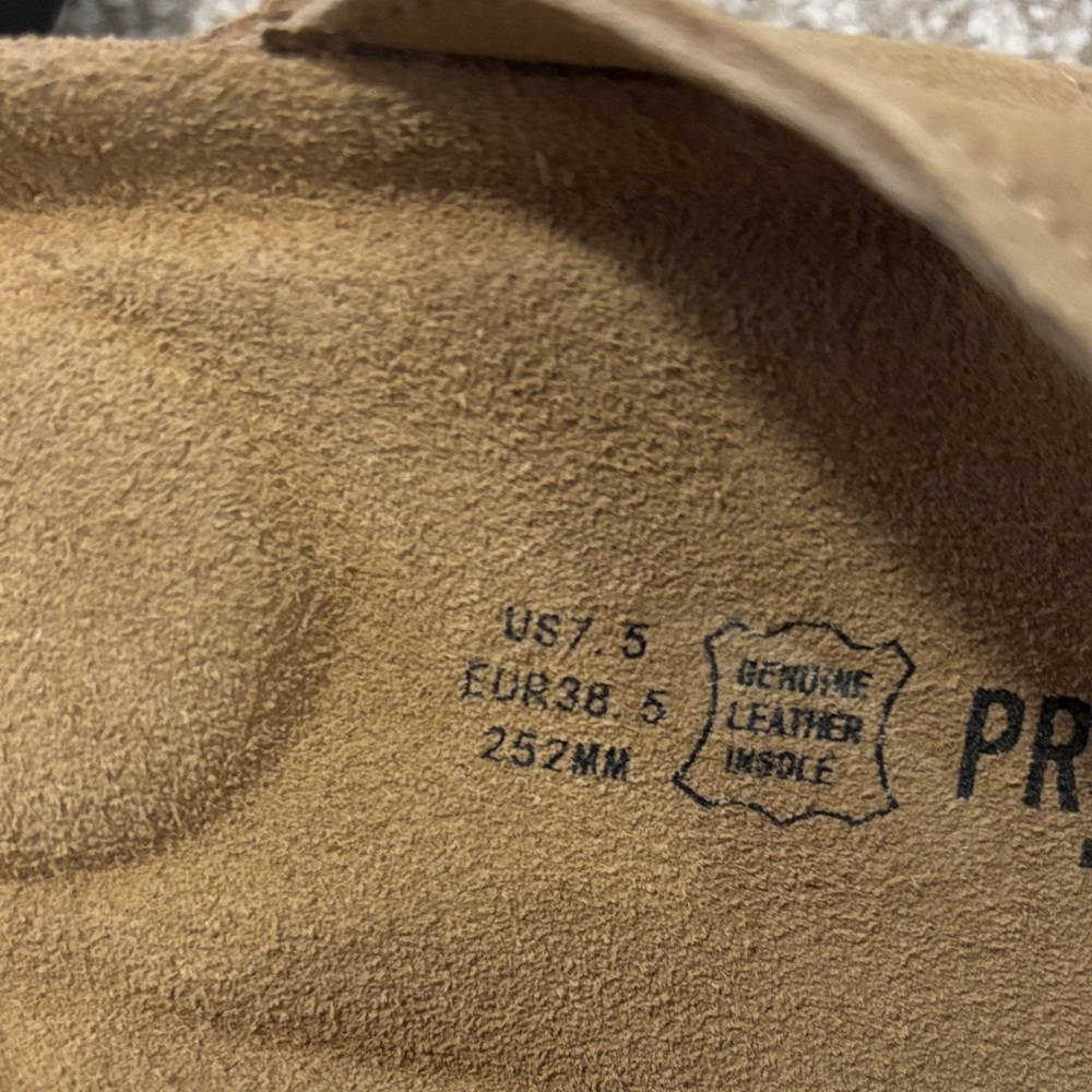 Project cloud Tan Suede Buckle Sandals size 7.5 - Picture 2 of 9